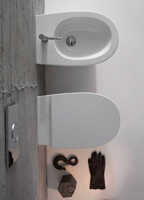 Унитаз Globo 4ALL MDS03.BO подвесной белый без сиденья