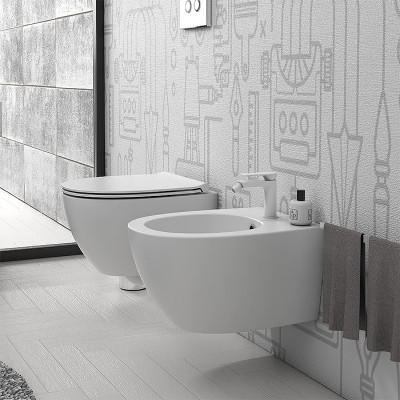 Унитаз Globo 4ALL MDS03.BO подвесной белый без сиденья