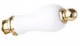 Ручка для смесителя Cezares Venezia золото, белый (VENEZIA-LDT-03/24-Bi)  (VENEZIA-LDT-03/24-Bi)