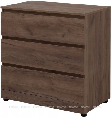 Комод для ванной Aquanet Сканди 800x480 Дуб крафт 3 ящика (00302544)