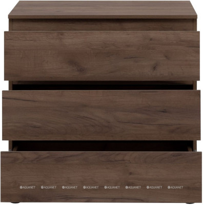 Комод для ванной Aquanet Сканди 800x480 Дуб крафт 3 ящика (00302544)