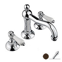 Nicolazzi Classica 1409 DB 69 смеситель для раковины с д/к, темная бронза/ручки El Capitan