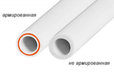 Труба PPR армированная стекловолокном 40 PN25 Ozelis 4 м 1785 (белая)