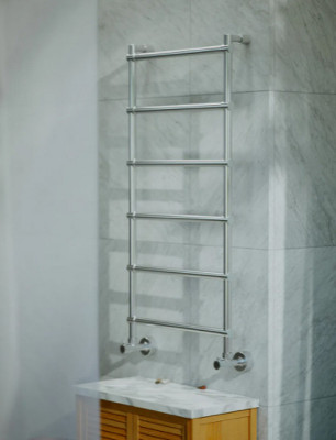 Водяной полотенцесушитель Margaroli Sole 535x1080мм лесенка латунь хром (4424706CRN)