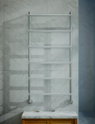 Водяной полотенцесушитель Margaroli Sole 535x1080мм лесенка латунь хром (4424706CRN)