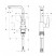 Hansgrohe Metris S 31161000 смеситель для раковины с д/к, хром