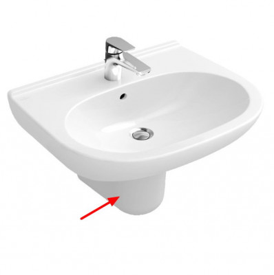 Villeroy&Boch O.novo 52660001 полупьедестал, белый