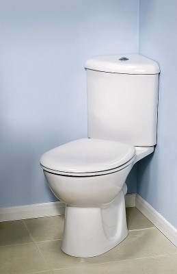 Унитаз компакт Vitra Arkitekt 9754B003-7201 угловой с бачком и сиденьем микролифт