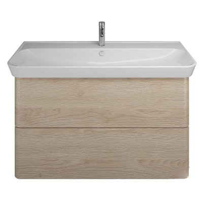 Тумба с раковиной Burgbad Iveo 120 SFEN120F2747G0161C0001*1 подвесная дуб кашемировый