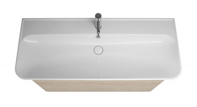 Тумба с раковиной Burgbad Iveo 120 SFEN120F2747G0161C0001*1 подвесная дуб кашемировый