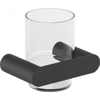 Стакан для зубных щеток Nofer Verona 16881.N Черный матовый