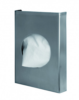 Диспенсер для гигиенических салфеток Mediclinics medinox AI0920CS, настенный, нержавеющая сталь, матовая поверхность