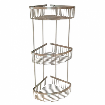 GFmark 80360 / 80361 / 80365 полка-решетка угловая овальная, нержавеющая сталь