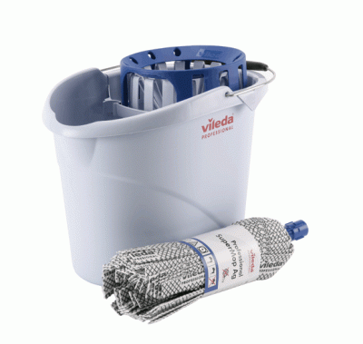 Моп для швабры Супер-моп Антибак 10х33 см