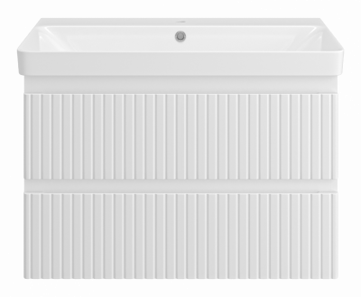 Тумба под раковину Brevita Victory 80 подвесная (белая) VIC-09080-0102Я