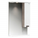 Зеркальный шкафчик Onika Харпер 52 белый глянцевый, правый, с подсветкой (205216)  (205216)