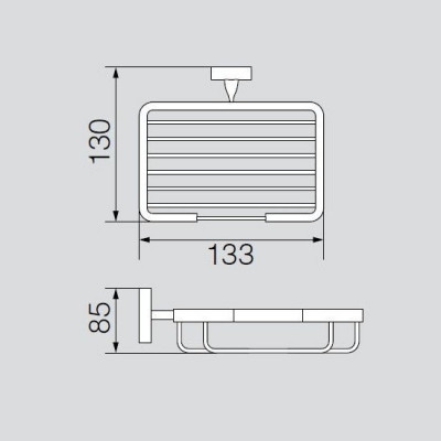 VERAGIO BONJOUR BRONZO VR.BNR-7852.BR мыльница-решетка настенная, бронза
