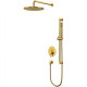 Душевая система Whitecross Y brushed gold YSET05GLB брашированное золото 1 режим  (YSET05GLB)