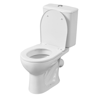 Унитаз компакт Santeri Орион 1.P400.8.S00.00B.F с бачком и сиденьем фарфор