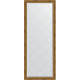 Зеркало напольное Evoform ExclusiveG Floor 198х78 BY 6303 с гравировкой в багетной раме Состаренная бронза с плетением 70 мм  (BY 6303)