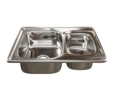 Мойка из нержавеющей стали MIXLINE ML 50x70 прямоугольная хром (538197)