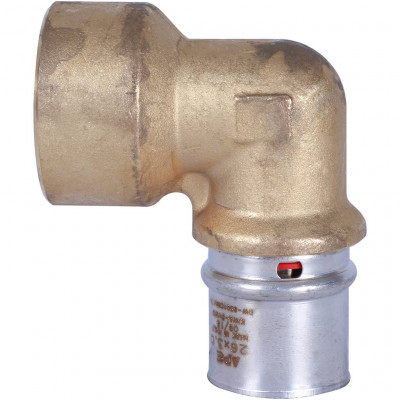 Угольник-переходник STOUT с внутренней резьбой 1"х26 для металлопластиковых труб прессовой SFP-0010-000126