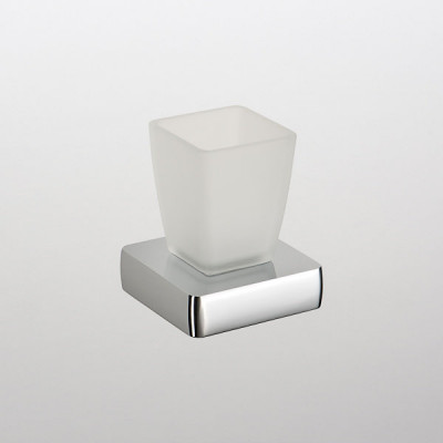 Schein Elite 7057012 стакан стекло настольный квадратный белый
