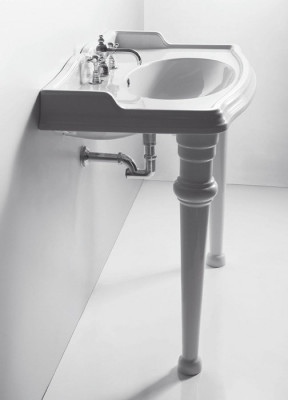 SIMAS Arcade AR874bi*1 раковина-консоль 105 см х 56 см, белая