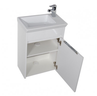 Aquanet Дувр 45 тумба с раковиной, белая