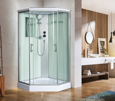 Душевая кабина WeltWasser WW500 Nesse 902 90x90 10000003280 профиль хром