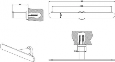 Держатель для туалетной бумаги Gessi Accessories 38915-031