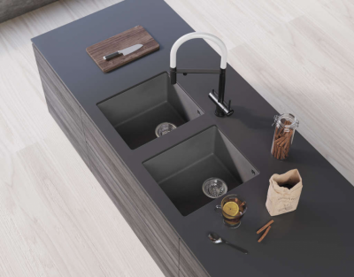 Мойка OMOIKIRI BOSEN 38-U-PL Tetogranit платина прямоугольная 380x440 (4993230)