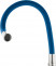 Излив смесителя Haiba HB7180-4 гибкий (латунь силикон) синий