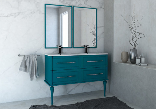 Тумба под раковину CEZARES TIFFANY 120 Blu Petrolio