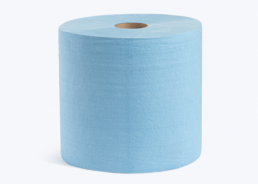 НРБ 270235 протирочные полотенца, 350 м, Premium, синие (2 рулона, 24 см)