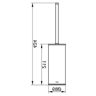 Ершик для унитаза Keuco Collection Moll 04969010100 хром