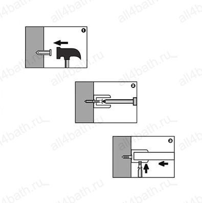 WasserKRAFT K-566 полка стеклянная с бортом, хром