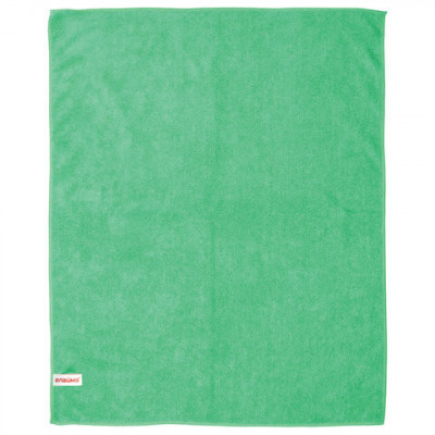 Тряпка для мытья пола из микрофибры, СУПЕР ПЛОТНАЯ, 50х60 см, зеленая, LAIMA, 601251