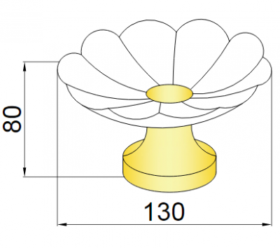 Boheme 10202 мыльница настольная, золото