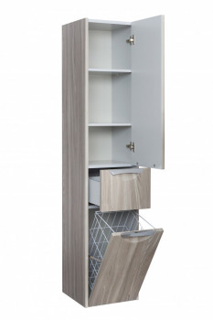 Шкаф - колонна Aquaton Сильва L дуб фьорд (1A215603SIW6L), для ванной