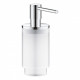 Дозатор жидкого мыла GROHE Selection, хром/прозрачный белый (41028000)  (41028000)