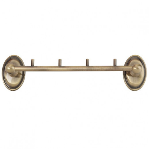 VERAGIO BONJOUR BRONZO VR.BNR-7834.BR планка с 4 крючками, бронза