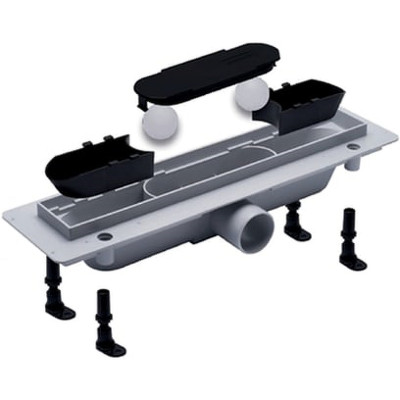 Душевой лоток PlastBrno Design 5 75 SZA5750 с решеткой хром