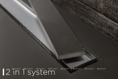 Душевой лоток Pestan Confluo Frameless Line 13701233, 850мм  Нержавеющая сталь / ABS-пластик