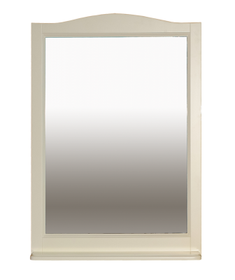 Зеркало в ванную Misty Лувр 65 в раме, слоновая кость 65х100 (П-Лвр02065-1014Р)