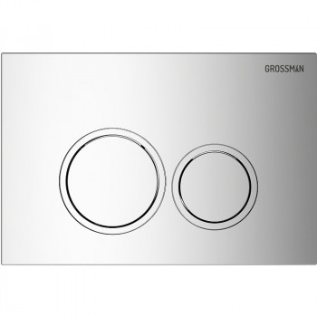 Клавиша смыва Grossman Galaxy 700.K31.01.100.100 хром ABS-пластик