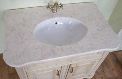 Аллигатор-мебель Classic 125C (цвет 1015) комплект мебели для ванной из массива дерева