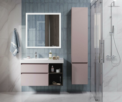 Раковина подвесная Kerama Marazzi Cubo 90 L CU.wb.90lh белая глянцевая прямоугольная