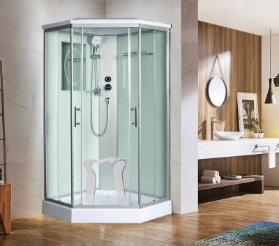 Душевая кабина WeltWasser WW500 Nesse 1002 100x100 10000003281 профиль хром