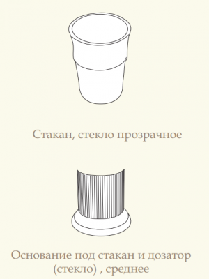 MIGLIORE 27751 стакан универсальный, стекло прозрачное